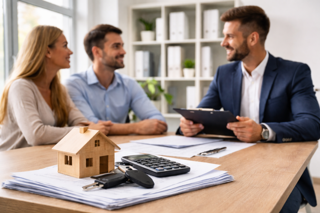 Spotkanie w nowoczesnym biurze